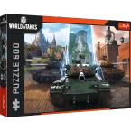 PUZZLE 500 ELEMENTÓW WORLD OF TANKS CZOŁGI WOT UKŁADANKA 37535 TREFL