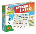 WPINANKA CYFERKI + ALFABET MOZAIKA  ALEKSANDER