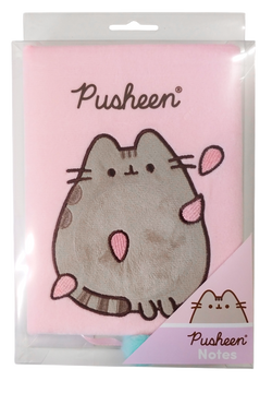 PUSHEEN PAMIĘTNIK NOTES PLUSZOWY A5 96K LINIA MIĘCIUTKI RÓŻOWY KOTEK