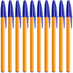 DŁUGOPIS BIC ORANGE FINE 0,8mm Z ZATYCZKĄ ORYGINALNY NIEBIESKI - 10 sztuk