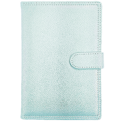 KALENDARZ KSIĄŻKOWY DZIENNY A5 2026 ZAPIĘCIE TERMINARZ HOLOGRAM BŁĘKITNY