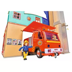 STRAŻAK SAM REMIZA STRAŻACKA XXL STRAŻ POŻARNA ŚWIATŁO DŹWIĘK FIGURKI SIMBA