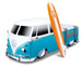 SAMOCHÓD ZDALNIE STEROWANY VOLKSWAGEN TYPE 2 PICKUP 1:16 PILOT RC AUTO 