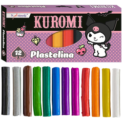 WYPRAWKA SZKOLNA KUROMI MAJEWSKI BLOKI ZESZYTY PLASTELINA KREDKI FLAMASTRY