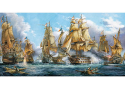 PUZZLE BITWA MORSKA STATKI MORZE ŻAGLOWCE OCEAN 4000 CASTORLAND