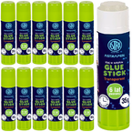 KLEJ W SZTYFCIE SZKOLNY BIUROWY TRANSPARENTNY ZMYWALNY 35g ASTRA - 12 sztuk