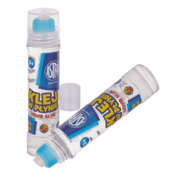 KLEJ SZKOLNY W PŁYNIE Z APLIKATOREM TRANSPARENTNY 50 ml ASTRA - 3 sztuki