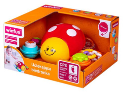 INTERAKTYWNA BIEDRONKA UCIEKAJĄCA DO NAUKI RACZKOWANIA DŹWIĘKI WINFUN