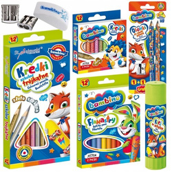 WYPRAWKA SZKOLNA BAMBINO XXL DUŻY ZESTAW DO SZKOŁY + GRATISY