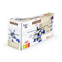 HELIKOPTER POLICYJNY ŚMIGŁOWIEC Z WYCIĄGARKĄ POLICJA DŻWIĘK ŚWIECI DUMEL