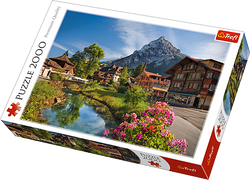 PUZZLE 2000 ELEMENTÓW ALPY LATEM KRAJOBRAZ UKŁADANKA TREFL 27089