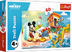 PUZZLE MYSZKA MIKI 60 EL. CIEKAWY DZIEŃ MIKIEGO I PRZYJACIÓŁ TREFL 17359