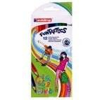 KREDKI SZKOLNE TRÓJKĄTNE 12 KOL EDDING FUNTASTICS