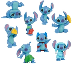 STITCH FIGURKI KOLEKCJONERSKIE ZESTAW 8 FIGUREK LILO I STITCH DISNEY