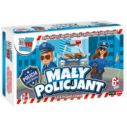 GRA PLANSZOWA RODZINNA EDUKACYJNA MAŁY POLICJANT WERSJA PODRÓŻNA ARTYK