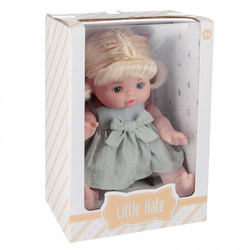 LALKA BOBAS NIEMOWLAK DZIEWCZYNKA W SUKIENCE BLONDYNKA 35CM WARKOCZYKI