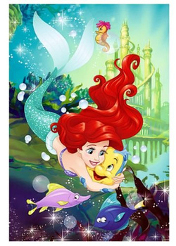 PUZZLE ARIELKA I PRZYJACIELE DISNEY 60 EL - TREFL