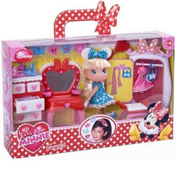 LALKA I LOVE MINNIE SYPIALNIA - MEBELKI AKCESORIA 