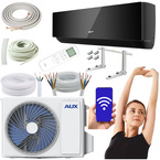 KLIMATYZATOR ŚCIENNY AUX J-SMART ART 3,6kW ZESTAW SAMODZIELNY MONTAŻ 3MB