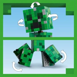 LEGO MINECRAFT CREEPER RUCHOMA FIGURKA DO BUDOWANIA 665 EL. 21276