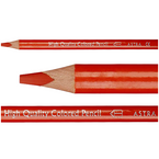 KREDKA ASTRA TRÓJKĄTNA OŁÓWKOWA JUMBO GRUBA W DREWNIE POMARAŃCZOWA