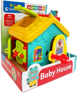 MONTESSORI DOMEK EDUKACYJNY SENSORYCZNY DREWMIANA FIGURKA CLEMENTONI