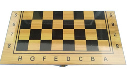 GRA SZACHY KLASYCZNE DREWNIANE 39 CM - MIDEX