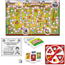 GRA PLANSZOWA RODZINNA TOWARZYSKA MAŁY PIŁKARZ WERSJA PODRÓŻNA PIŁKA NOŻNA