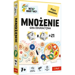 GRA EDUKACYJNA DLA DZIECI MNOŻENIE MAŁY ODKRYWCA UKŁADANKA TREFL 02802