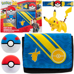 POKEMON CLIP N GO BANDOLIERA PIKACHU POKEBALL GREATBALL FIGURKA SASZETKA