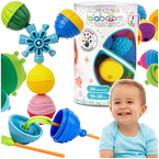 KLOCKI SENSORYCZNE LALABOOM KULKO-KLOCKI MONTESSORI 24 EL. TREFL 61078