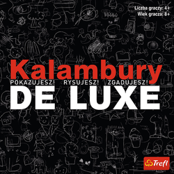 KALAMBURY DE LUX GRA KARCIANA RODZINNA HASŁA KARTY ODGADYWANIE TREFL 01016