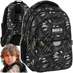 PLECAK SZKOLNY MŁODZIEŻOWY DERFORM BACKUP P62 T-REX PAZURY DINOZAURA