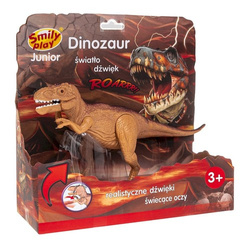 DINOZAUR TYRANOZAUR TREX ŚWIATŁO DŹWIĘK SMILY PLAY
