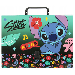 TECZKA Z RĄCZKĄ A4 XL STITCH MINT ALOHA TWARDA GRUBA Z ZAPIĘCIEM MAJEWSKI