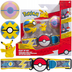 POKEMON CLIP N GO PAS TRENERA Z KLIPSEM PIKACHU HEALBALL QUICKBALL FIGURKA