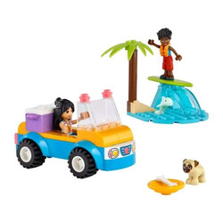 LEGO FRIENDS ZABAWA Z ŁAZIKIEM PLAŻOWYM PIES SAMOCHÓD KLOCKI 61 EL. 41725