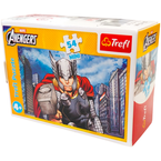 PUZZLE MINI 54 ELEMENTY AVENGERS THOR UKŁADANKA TREFL 19803