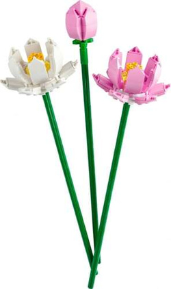 LEGO ICONS KWIATY LOTOSU KWIATKI OKOLICZNOŚCIOWE BUKIET KWIATÓW 40647