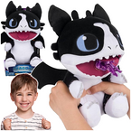 PLUSZAK MASKOTKA JAK WYTRESOWAĆ SMOKA PIERUN PRZYTULANKA MIŁA W DOTYKU 28cm