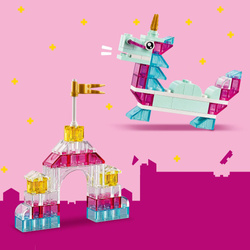 LEGO CLASSIC MAGICZNY ZESTAW Z PRZEZROCZYSTYMI KLOCKAMI 340 el. 11040