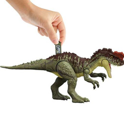 JURASSIC WORLD DINOZAUR YANGCHUANOSAURUS FIGURKA MATTEL RUCHOMY DRAPIEŻNIK