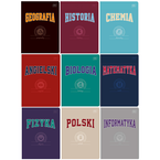 ZESZYTY PRZEDMIOTOWE A5 60 KARTEK ZE ŚCIĄGĄ 9w1 INTERDRUK SZKOLNE