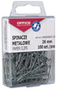 SPINACZE BIUROWE TRÓJKĄTNE OFFICE PRODUCTS 26mm SREBRNE 100 SZTUK