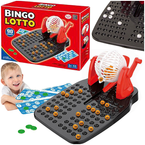 GRA PLANSZOWA ZRĘCZNOŚCIOWA RODZINNA BINGO LOTTO 90 CYFR LICZBY NUMERKI