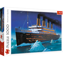 PUZZLE 1000 ELEMENTÓW TITANIC STATEK GÓRA LODOWA UKŁADANKA TREFL 10080