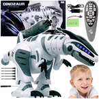 DINOZAUR T-REX ZDALNIE STEROWANY NA PILOT ROBOT 60cm CHODZI STRZELA MÓWI