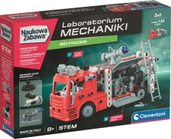 KLOCKI KONSTRUKCYJNE WÓZ STRAŻACKI STRAŻ POŻARNA LABORATORIUM MECHANIKI