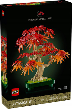 LEGO BOTANICALS JAPOŃSKI KLON PALMOWY BONSAI DRZEWKO KLOCKI 474 EL. 10348