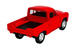 FSO SYRENA R20 PICKUP METALOWY SAMOCHODZIK Z EPOKI PRL WELLY 1:34 CZERWONY